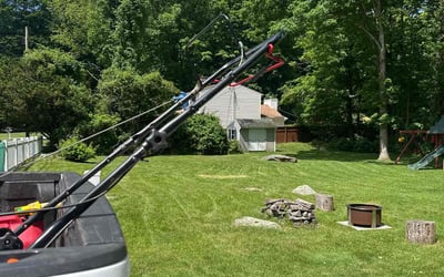 Photo of Michelle P.'s yard after getting lawn care in Ridgefield, CT