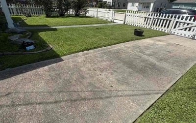 Photo of Jim T.'s yard after getting lawn care in Crowley, LA