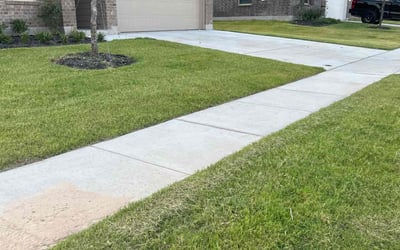 Photo of Jerry H.'s yard after getting lawn care in East Saint Louis, IL