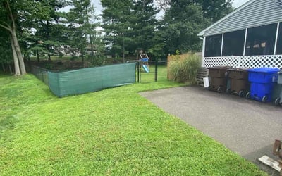 Photo of Anthony C.'s yard after getting lawn care in Enfield, CT