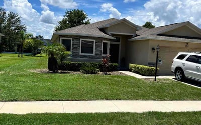 Photo of Jasmine C.'s yard after getting lawn care in Butler, NJ