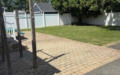 Photo of Christina G.'s yard after getting lawn care in Hicksville, NY