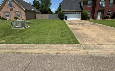 Photo of Dennis S.'s yard after getting lawn care in Tupelo, MS