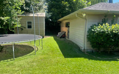 Photo of Monica N.'s yard after getting lawn care in Durham, NC