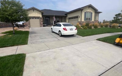 Photo of Jennifer B.'s yard after getting lawn care in Parker, CO