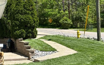 Photo of Keturah F.'s yard after getting lawn care in Philadelphia, PA