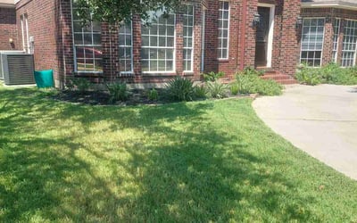 Photo of Angel B.'s yard after getting lawn care in Cloverleaf, TX