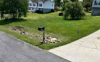 Photo of Jennifer C.'s yard after getting lawn care in Taylorsville, NC