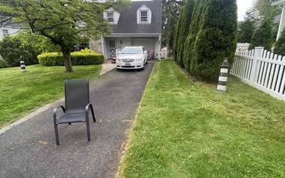 Photo of Georgia C.'s yard after getting lawn care in Cranford, NJ