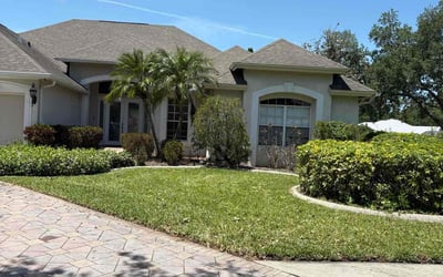 Photo of Regina G.'s yard after getting lawn care in Valrico, FL