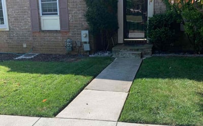 Photo of Evan C.'s yard after getting lawn care in Cockeysville, MD