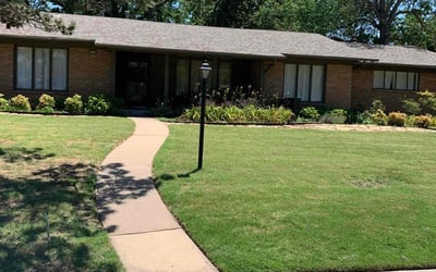 Photo of Cole D.'s yard after getting lawn care in Sand Springs, OK