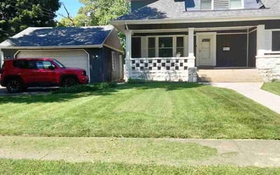 Photo of Jennifer B.'s yard after getting lawn care in Joliet, IL