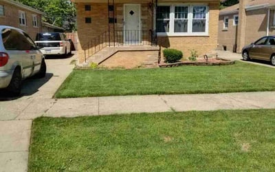 Photo of Matt H.'s yard after getting lawn care in Evergreen Park, IL