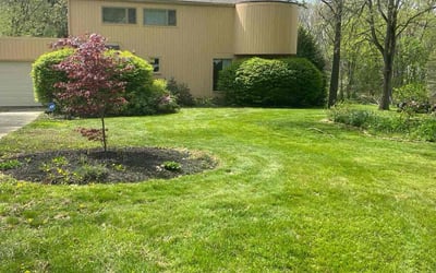 Photo of Kris G.'s yard after getting lawn care in Tallmadge, OH