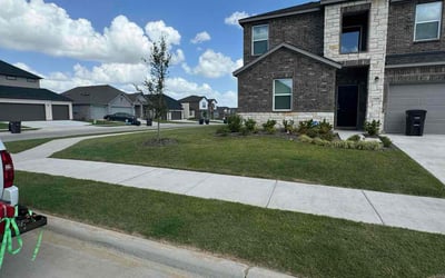 Photo of Ryan W.'s yard after getting lawn care in Haslet, TX