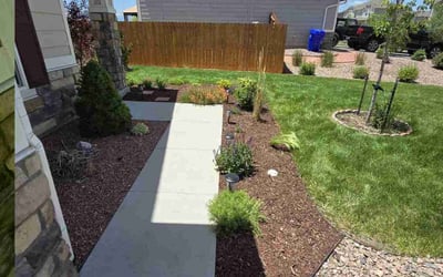 Photo of Rich M.'s yard after getting lawn care in Peyton, CO