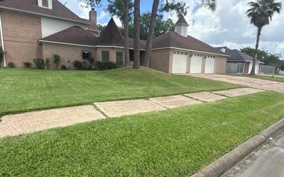 Photo of Lauren T.'s yard after getting lawn care in Clover, SC