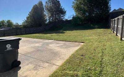 Photo of Christoper N.'s yard after getting lawn care in Lexington, NC