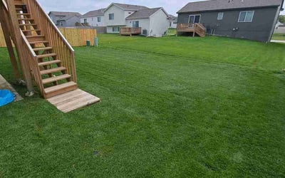 Photo of Ibrahim S.'s yard after getting lawn care in Bear, DE