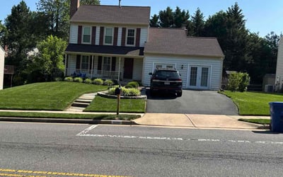 Photo of Brandon L.'s yard after getting lawn care in New Caney, TX