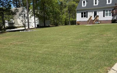 Photo of Brandon W.'s yard after getting lawn care in Black Mountain, NC