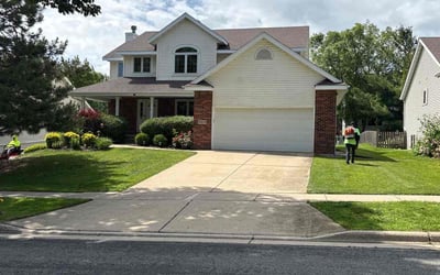 Photo of William F.'s yard after getting lawn care in Ferndale, MI