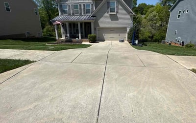 Photo of Tia J.'s yard after getting lawn care in Monroe, NC