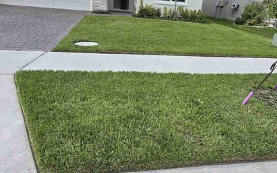 Photo of Mark B.'s yard after getting lawn care in Evansville, IN