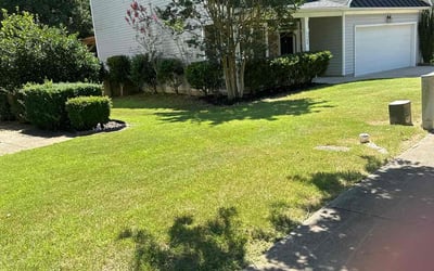 Photo of Bilal A.'s yard after getting lawn care in Saint Michael, MN