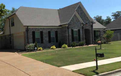Photo of Jordan P.'s yard after getting lawn care in Millington, TN