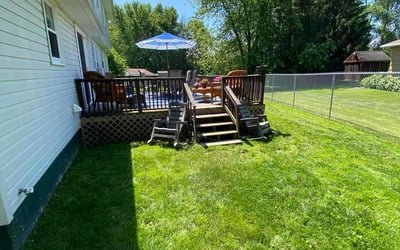 Photo of Joanne Z.'s yard after getting lawn care in Fraser, MI