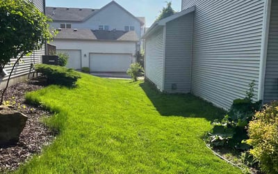 Photo of Jeffrey H.'s yard after getting lawn care in Oregon, WI