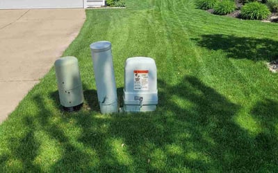Photo of Myke B.'s yard after getting lawn care in Mason, MI