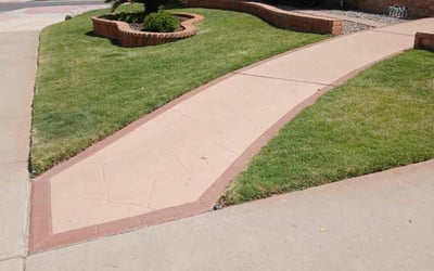 Photo of Joshua B.'s yard after getting lawn care in El Paso, TX