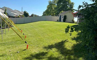 Photo of Patty M.'s yard after getting lawn care in Hazleton, PA