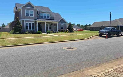 Photo of Brooke R.'s yard after getting lawn care in Fort Washington, MD