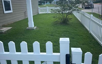 Photo of Yaroslava G.'s yard after getting lawn care in Kyle, TX