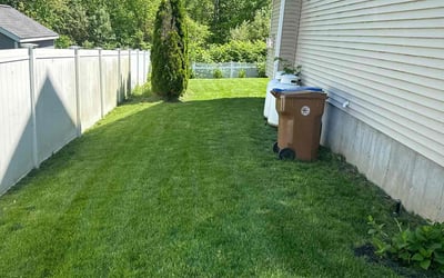 Photo of Timothy B.'s yard after getting lawn care in Shelton, CT