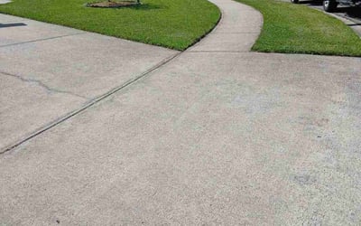 Photo of Derek T.'s yard after getting lawn care in Visalia, CA