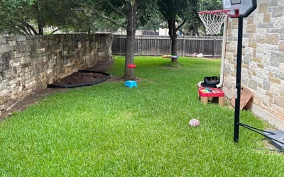 Photo of Chase N.'s yard after getting lawn care in Luling, TX