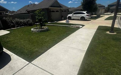 Photo of Tatiana T.'s yard after getting lawn care in Alton, IL