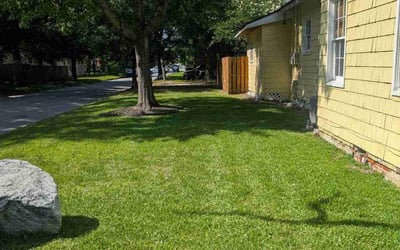 Photo of Jacob H.'s yard after getting lawn care in Valparaiso, IN