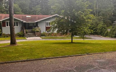 Photo of Michael K.'s yard after getting lawn care in Stamford, CT