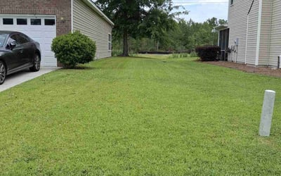 Photo of Adrian B.'s yard after getting lawn care in Denver, NC