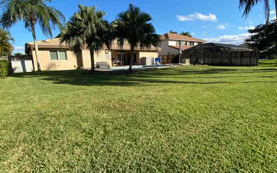 Photo of Melissa M.'s yard after getting lawn care in Davie, FL