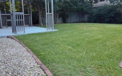 Photo of Pam T.'s yard after getting lawn care in Lockhart, TX