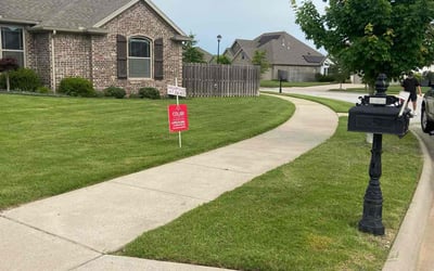 Photo of George B.'s yard after getting lawn care in Louisburg, NC