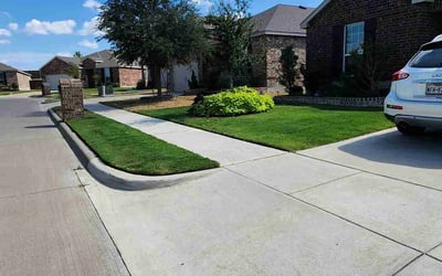 Photo of John M.'s yard after getting lawn care in Princeton, TX