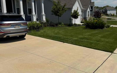 Photo of Jared B.'s yard after getting lawn care in Big Lake, MN